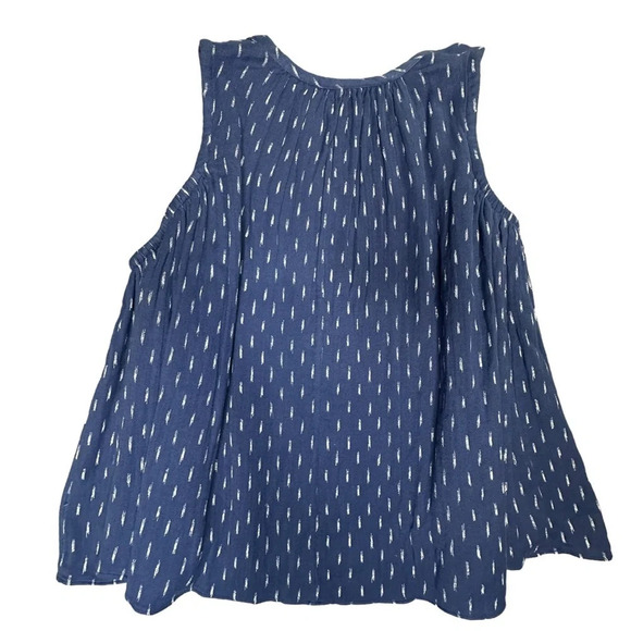 NWOT Faherty Women's Eliza Tank in Midnight Ikat. Sz: S - Picture 5 of 8